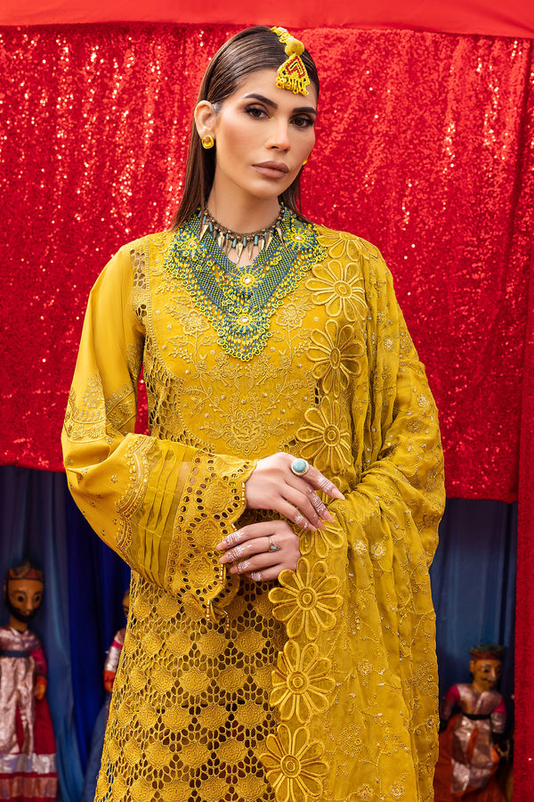 Nureh | Mela Luxury Lawn | NDS-100 - House Of Anaya