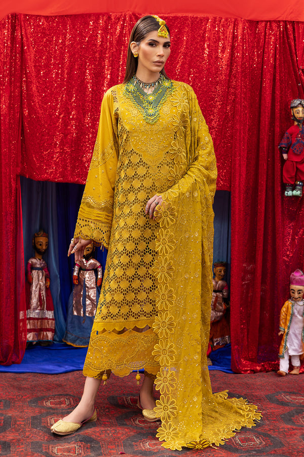 Nureh | Mela Luxury Lawn | NDS-100 - House Of Anaya