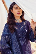 Nureh | Sehra Swiss Voil Lawn | NILE BLUE - NE-77 - House Of Anaya