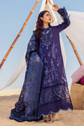 Nureh | Sehra Swiss Voil Lawn | NILE BLUE - NE-77 - House Of Anaya