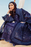 Nureh | Sehra Swiss Voil Lawn | NILE BLUE - NE-77 - House Of Anaya