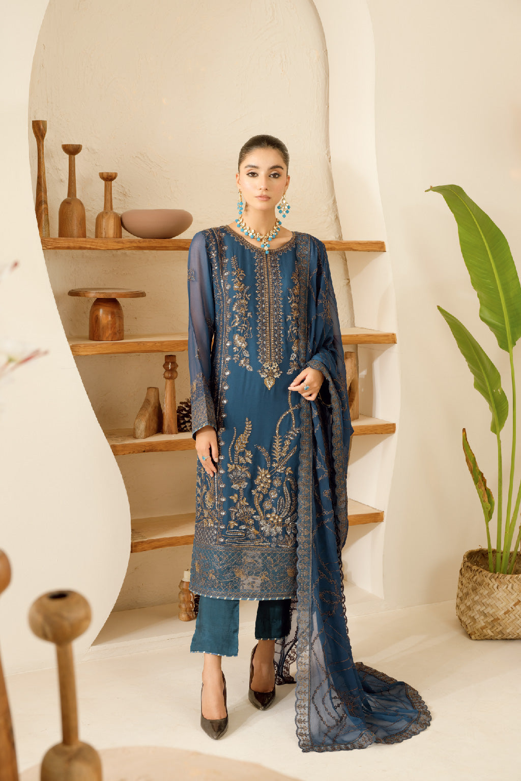 Ramsha | Sonehri Collection | BB-101 - House Of Anaya
