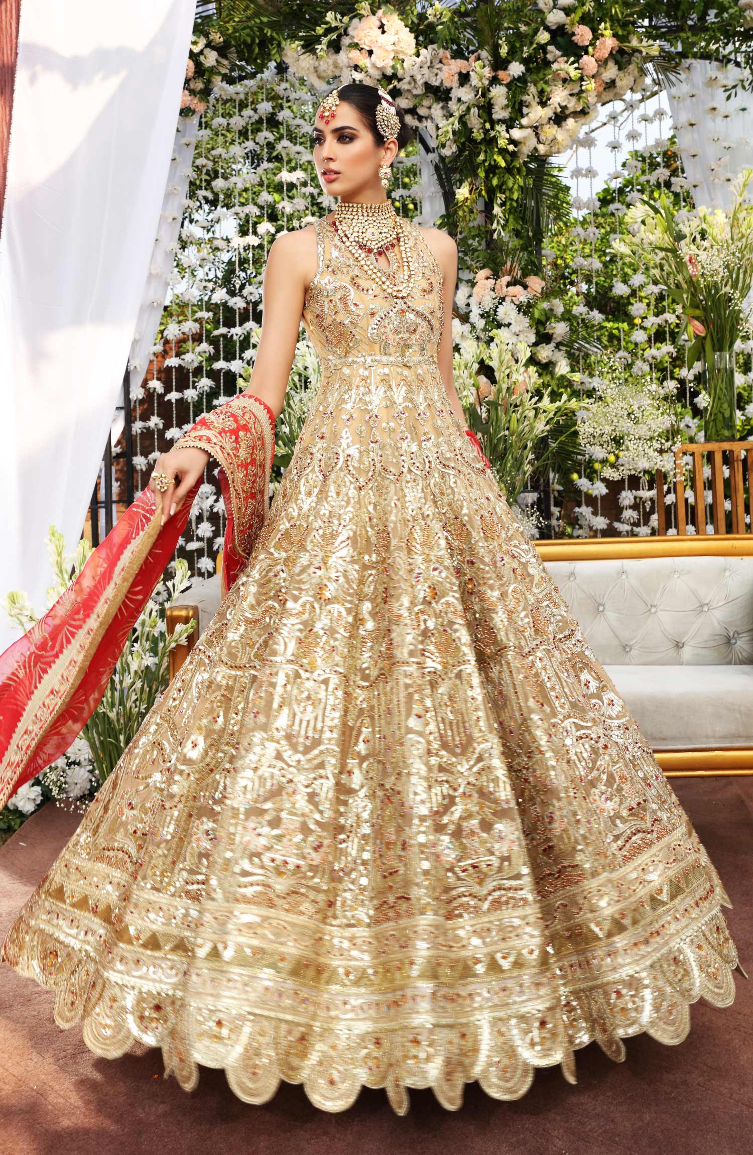 Maryum N Maria | Signature Maxi 24 | Bridal Maxi - Passion Fling (MBM-0013)