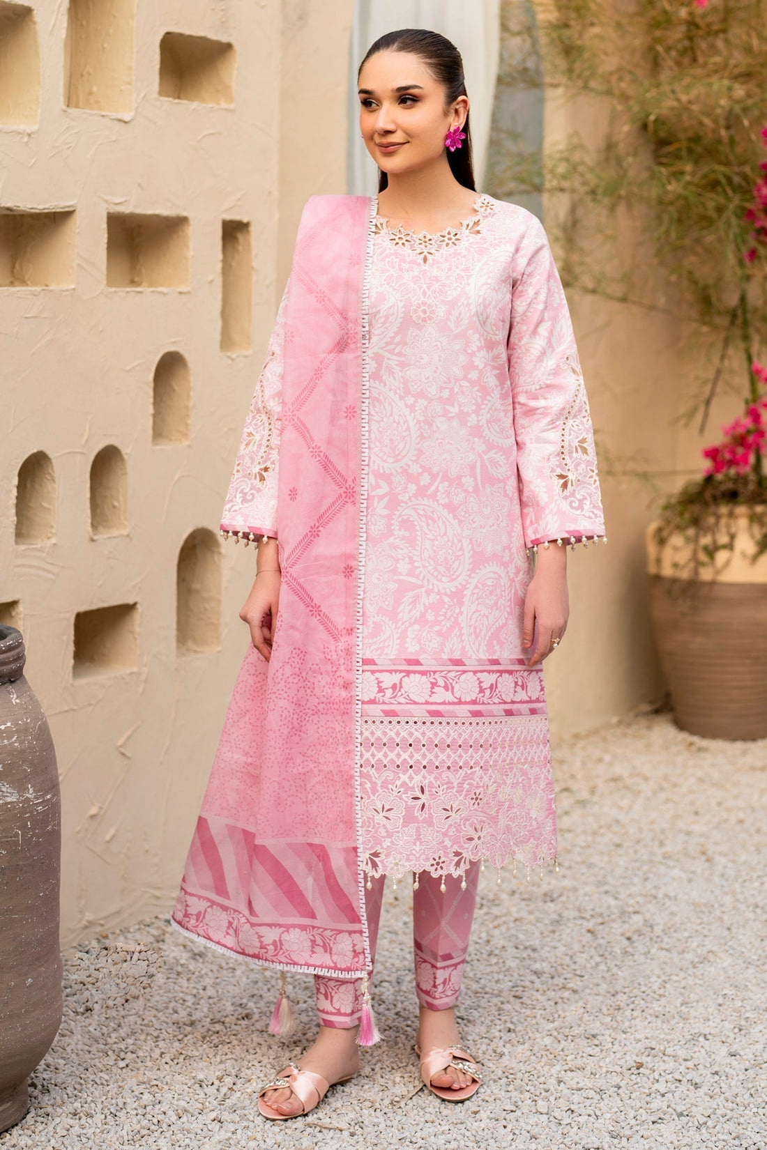 Alizeh | Levana Lawn | Perla - House Of Anaya
