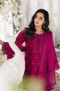 Azure | Ensembles Embroidered Formals | Petunia Plum - House of Zarish