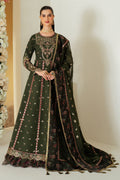Alizeh | Luxury Raw Silk | AF-RS-03-PINE - House Of Anaya