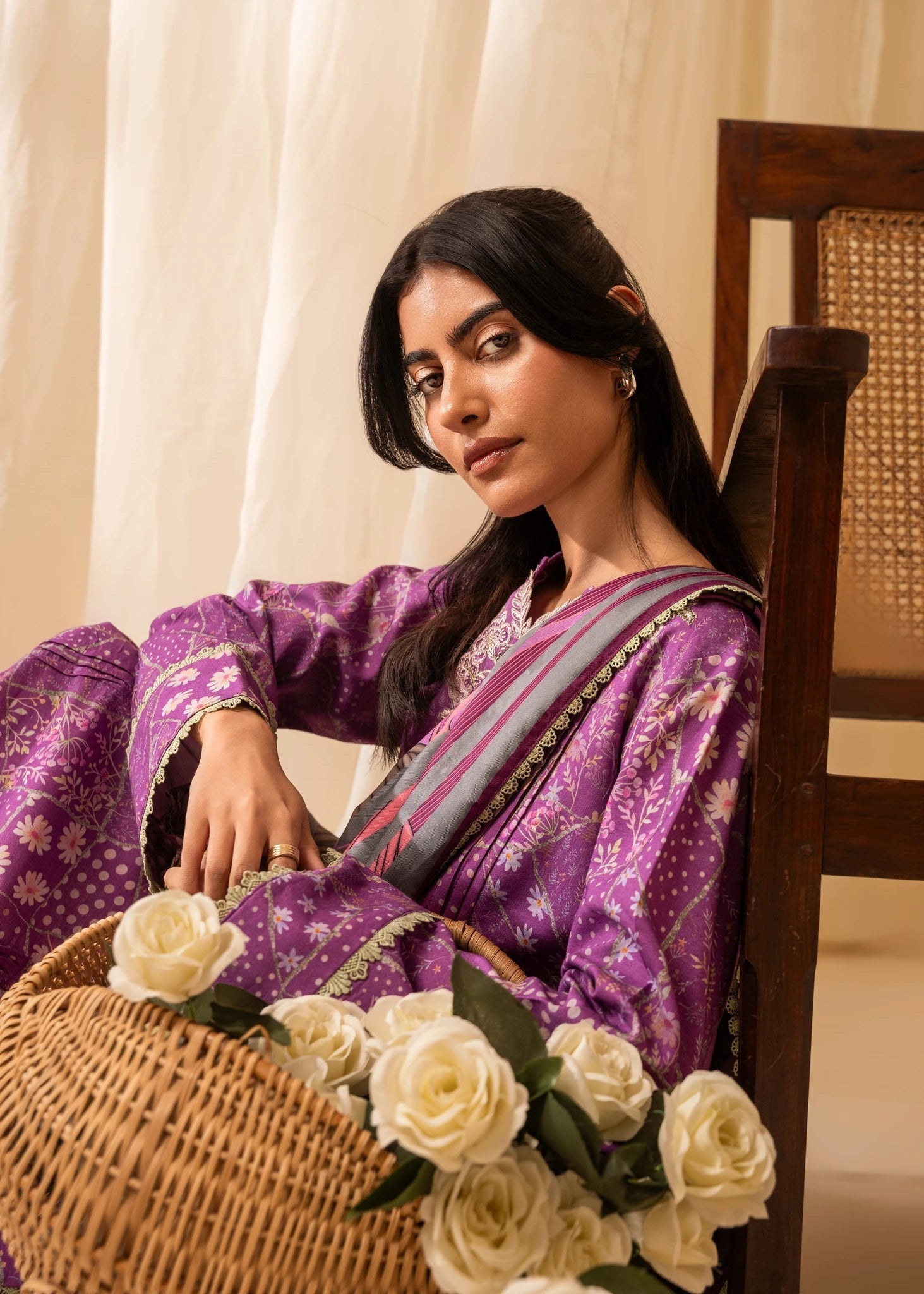 Nureh | Shades of Winter | SABRINA (AZ-02) - House Of Anaya