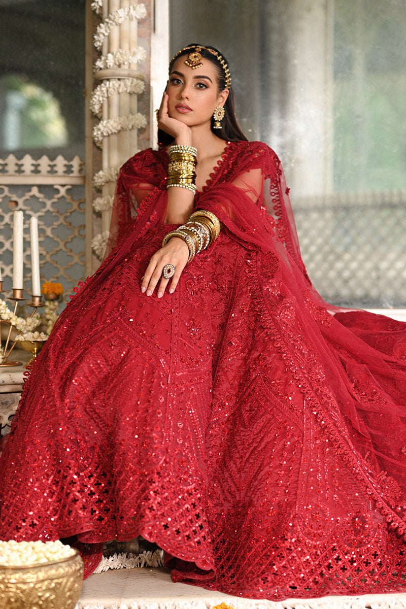 Qalamkar | Singhar Wedding Collection | RF-01 MUSKAAN - House Of Anaya