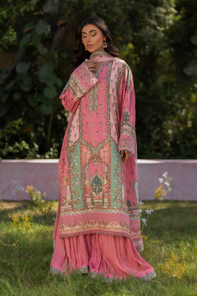 Qalamkar | Luxe Silk |   UA-07 TESSA - House Of Anaya