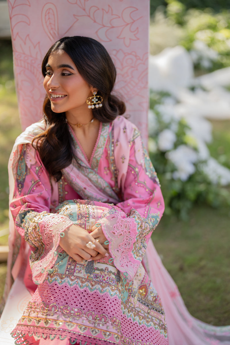 Qalamkar | Luxe Silk |   UA-07 TESSA - House Of Anaya