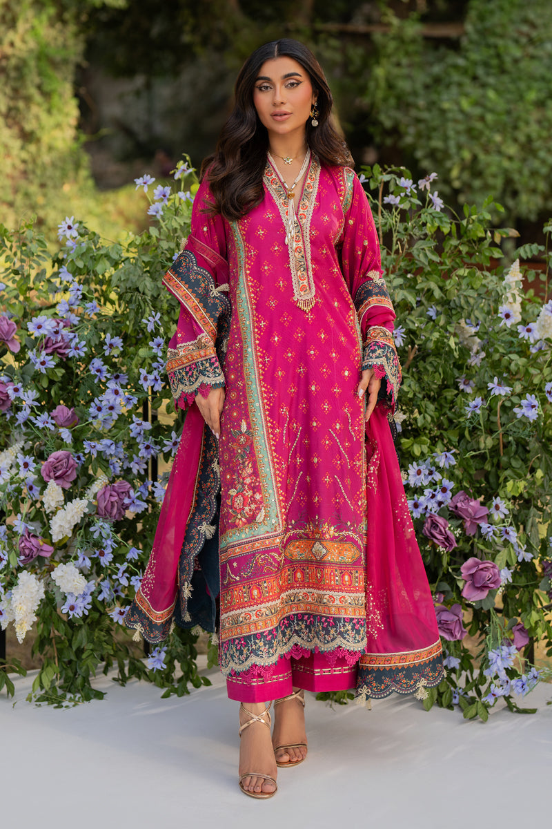 Qalamkar | Luxe Silk |  UA-01 ELIA - House Of Anaya