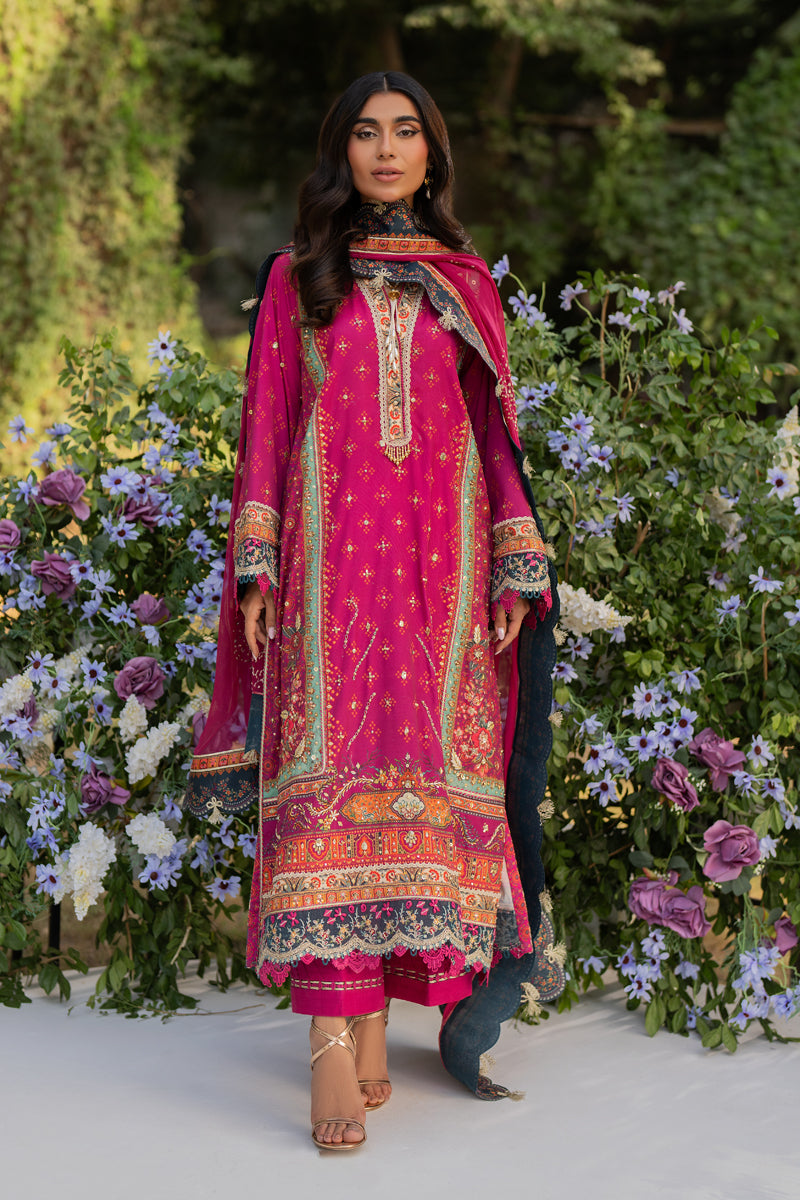 Qalamkar | Luxe Silk |  UA-01 ELIA - House Of Anaya