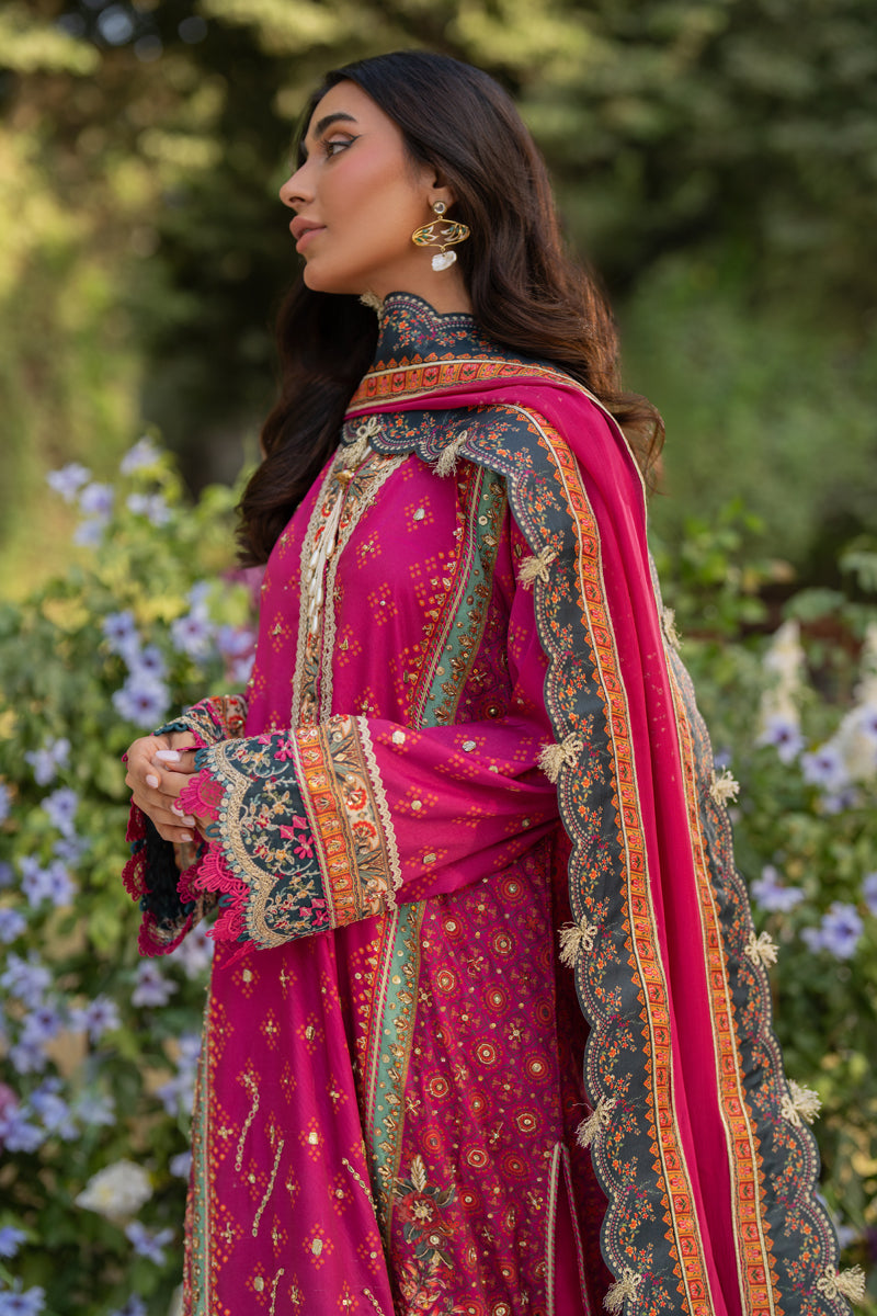 Qalamkar | Luxe Silk |  UA-01 ELIA - House Of Anaya
