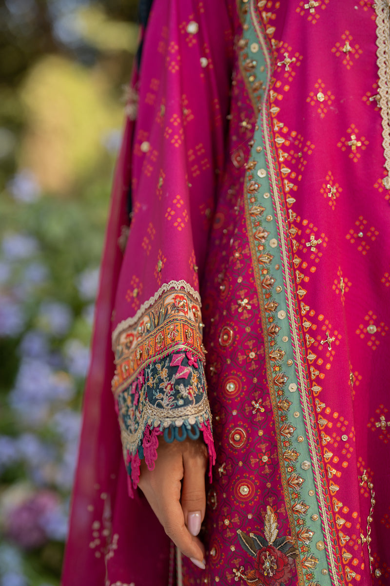Qalamkar | Luxe Silk |  UA-01 ELIA - House Of Anaya