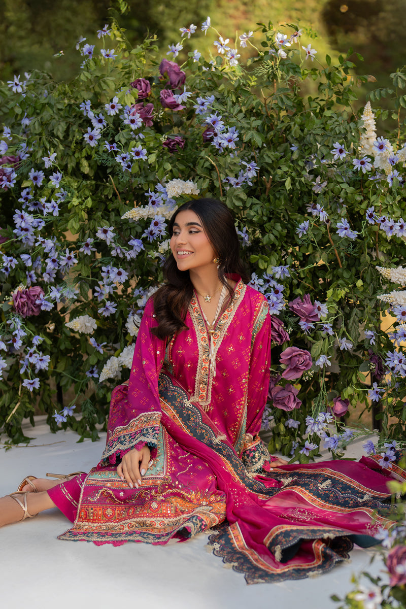 Qalamkar | Luxe Silk |  UA-01 ELIA - House Of Anaya