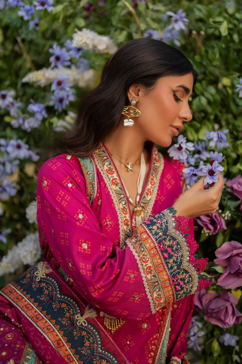 Qalamkar | Luxe Silk |  UA-01 ELIA - House Of Anaya