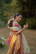 Qalamkar | Luxe Silk |  UA-08 LUNA - House Of Anaya