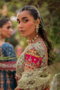 Qalamkar | Luxe Silk |  UA-08 LUNA - House Of Anaya