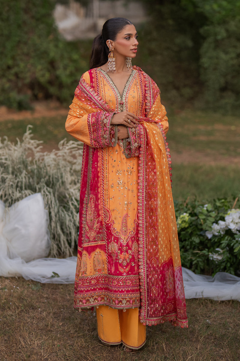 Qalamkar | Luxe Silk |  UA-05 FIORE - House Of Anaya