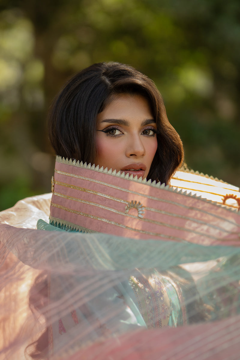 Qalamkar | Luxe Silk |   UA-06 SARA