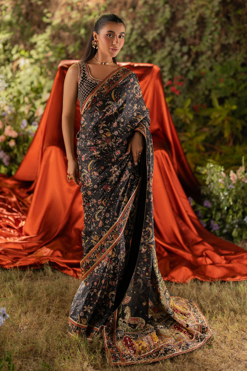 Qalamkar | Luxe Silk |   UA-04 AVA - House Of Anaya