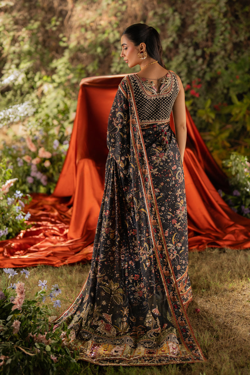 Qalamkar | Luxe Silk |   UA-04 AVA - House Of Anaya