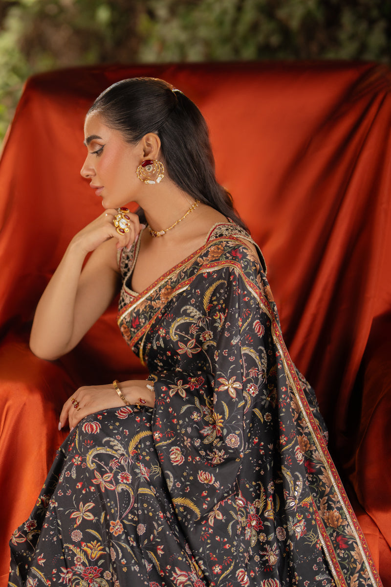 Qalamkar | Luxe Silk |   UA-04 AVA - House Of Anaya