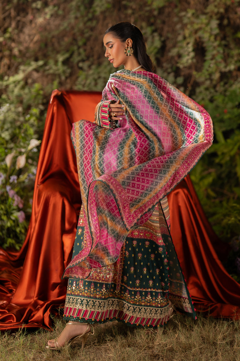 Qalamkar | Luxe Silk |  UA-02 NINA - House Of Anaya