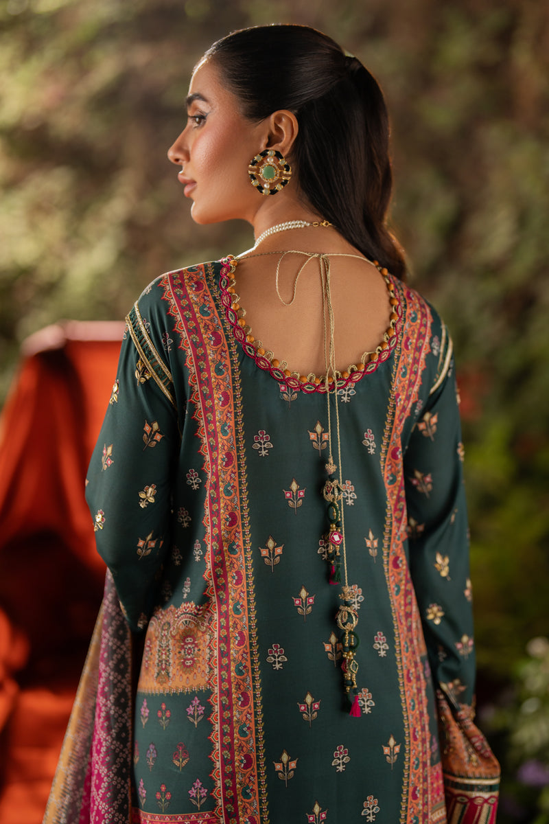 Qalamkar | Luxe Silk |  UA-02 NINA - House Of Anaya
