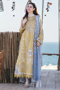 Qalamkar | Sahil Kinare Luxury Lawn | FP-03 SELMA - House Of Anaya