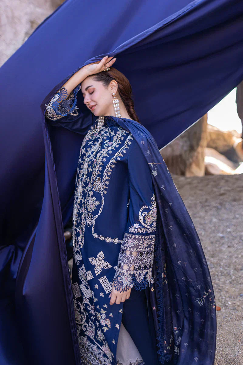Qalamkar | Sahil Kinare Luxury Lawn | FP-06 MIRAY - House Of Anaya