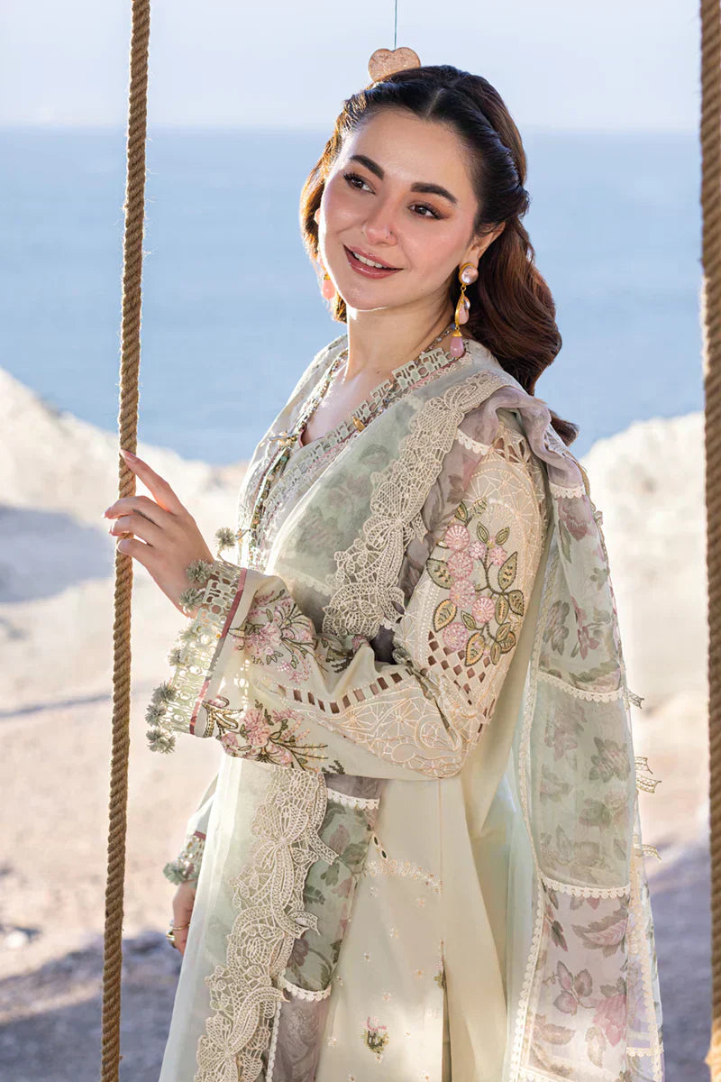 Qalamkar | Sahil Kinare Luxury Lawn | FP-15 RANIA - House Of Anaya