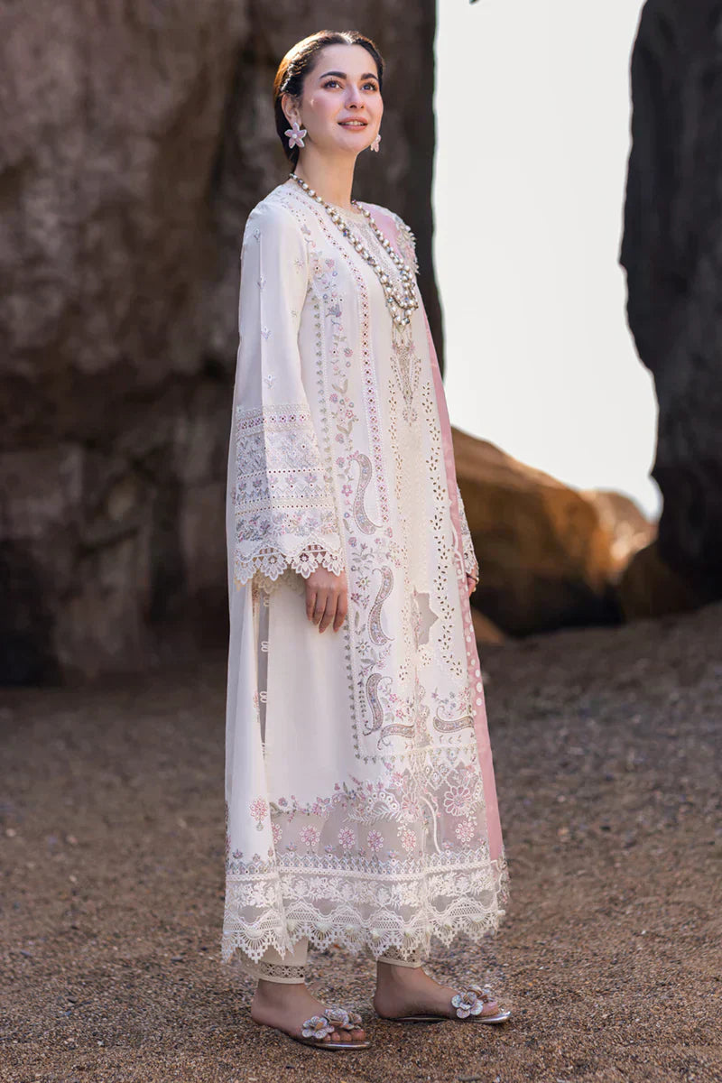 Qalamkar | Sahil Kinare Luxury Lawn | FP-13 MELEK - House Of Anaya