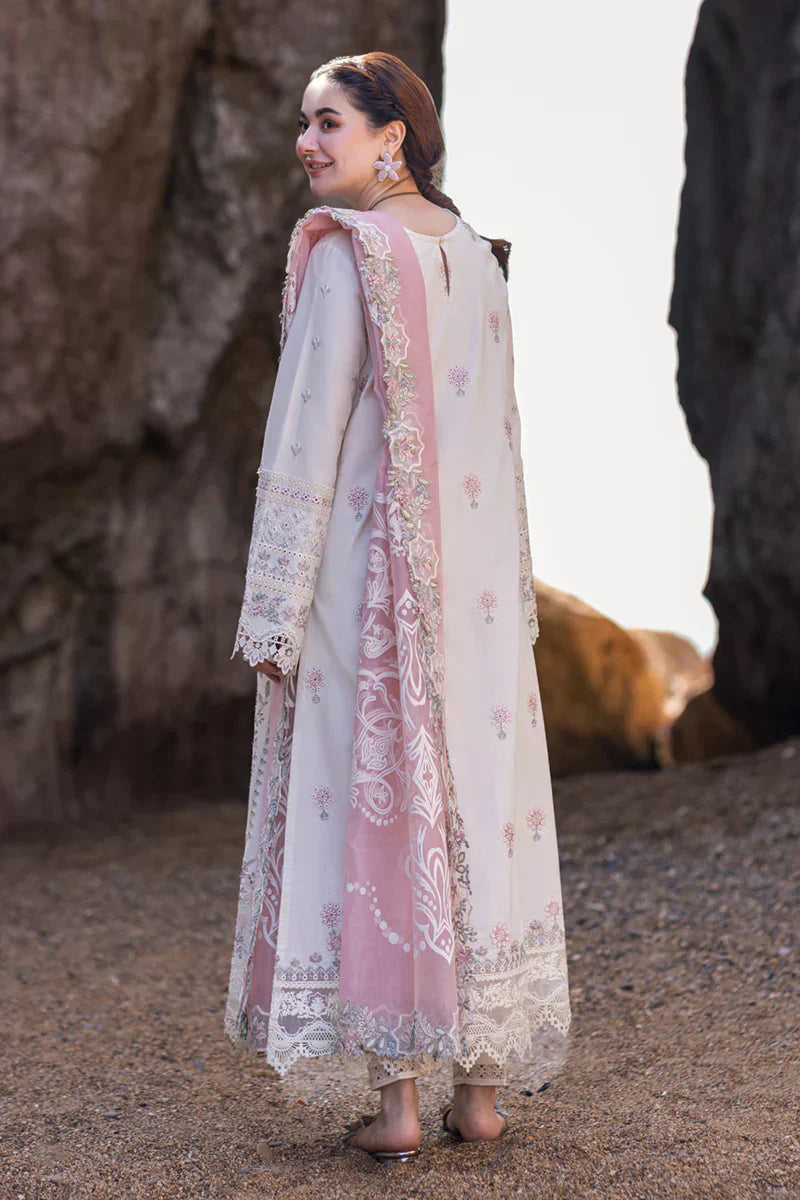 Qalamkar | Sahil Kinare Luxury Lawn | FP-13 MELEK - House Of Anaya
