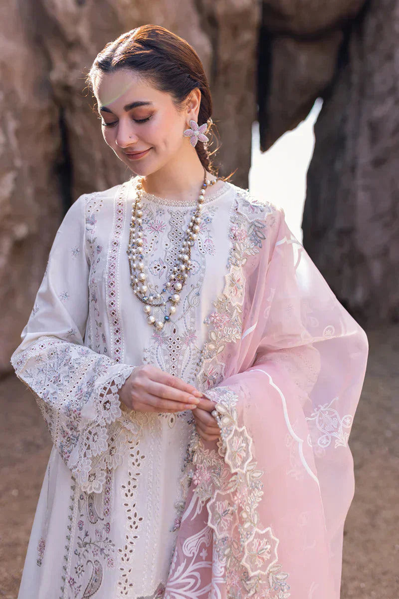 Qalamkar | Sahil Kinare Luxury Lawn | FP-13 MELEK - House Of Anaya