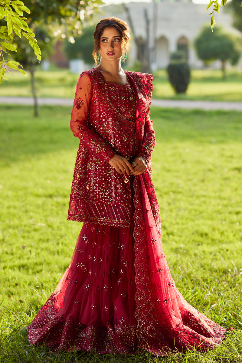 Qalamkar | Shadmani Luxury Formals |  Nurah SH-07 - House Of Anaya