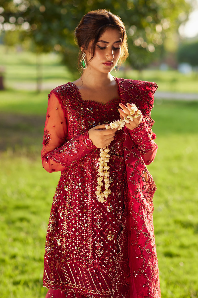 Qalamkar | Shadmani Luxury Formals |  Nurah SH-07 - House Of Anaya