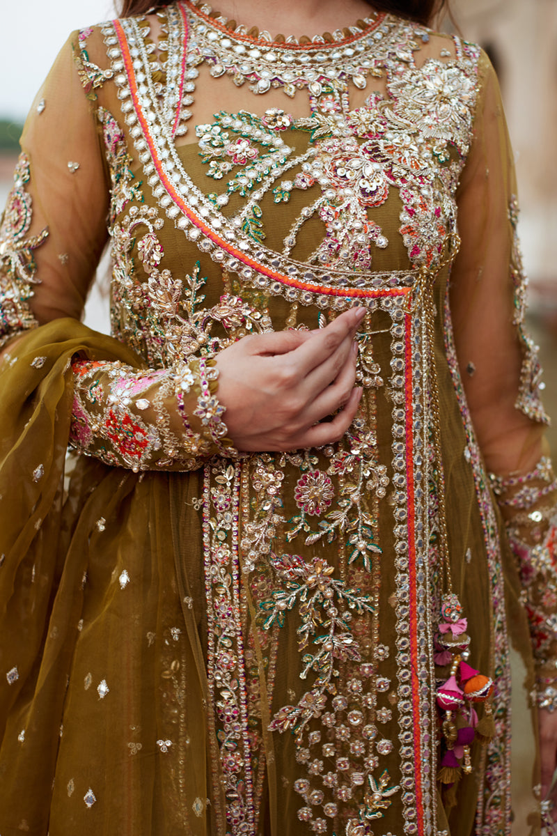 Qalamkar | Shadmani Luxury Formals | Rameesha SH-01 - House Of Anaya