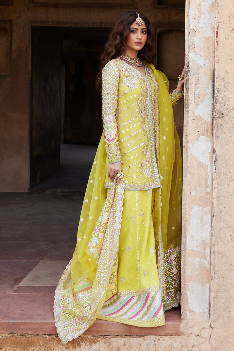 Qalamkar | Shadmani Luxury Formals |  Dania SH-05 - House Of Anaya