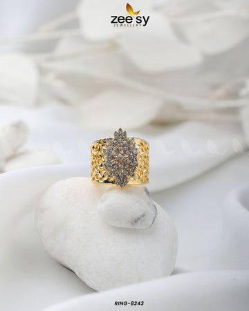 Floral Ring-8243 - House Of Zarish