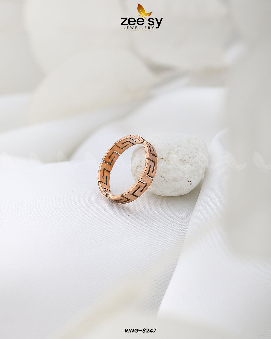 Maze Pattern Ring-8247 - House Of Zarish
