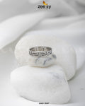 Maze Pattern Ring-8247 - House Of Zarish