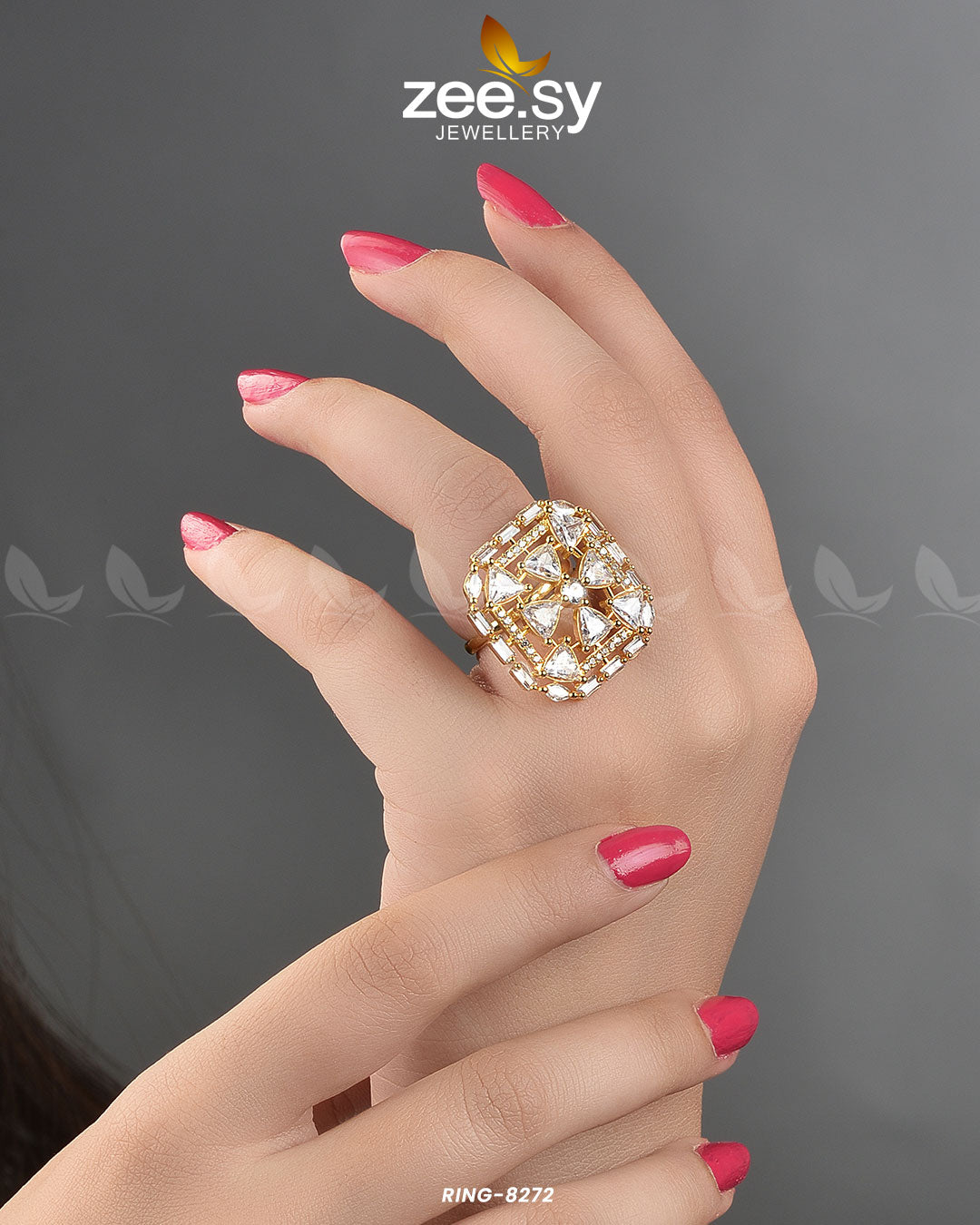 Cubic Ring-8272 - House Of Zarish