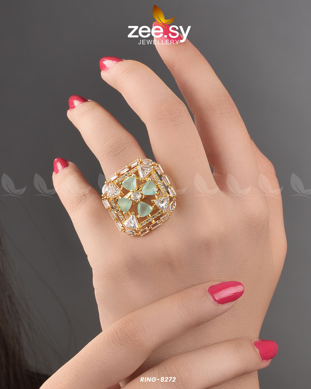 Cubic Ring-8272 - House Of Zarish