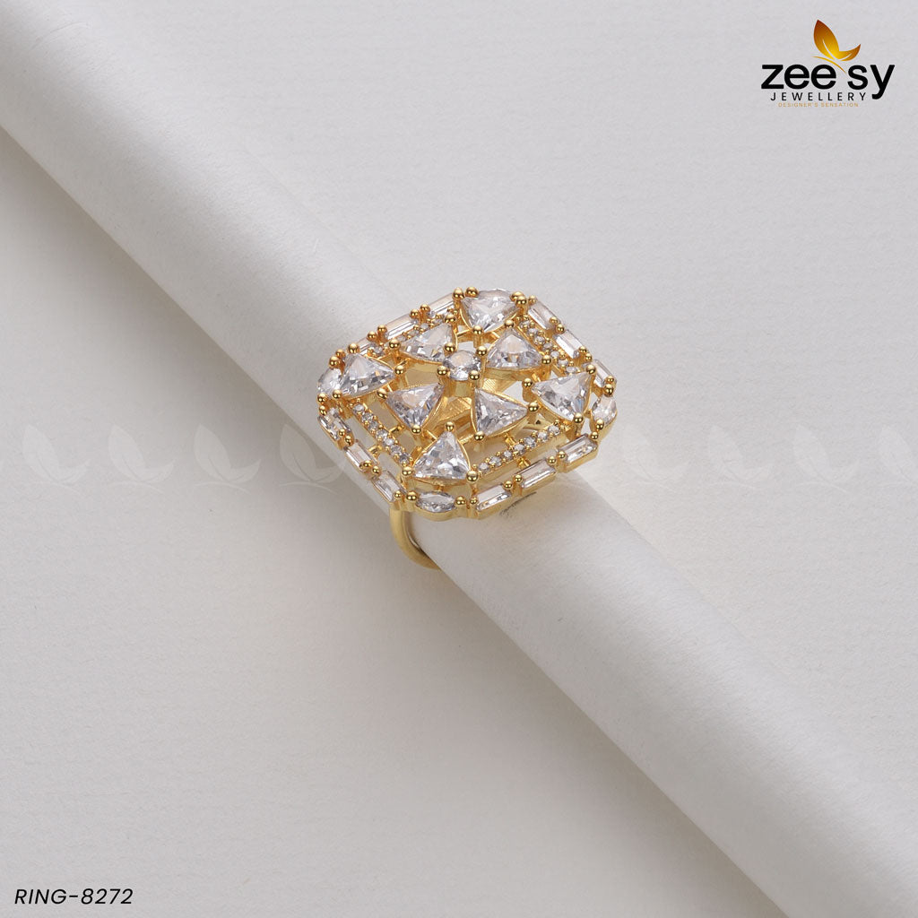 Cubic Ring-8272 - House Of Zarish