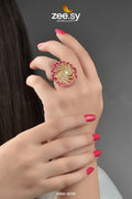 Rhinestone Ring-8276 - House Of Zarish