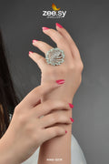 Rhinestone Ring-8276 - House Of Zarish