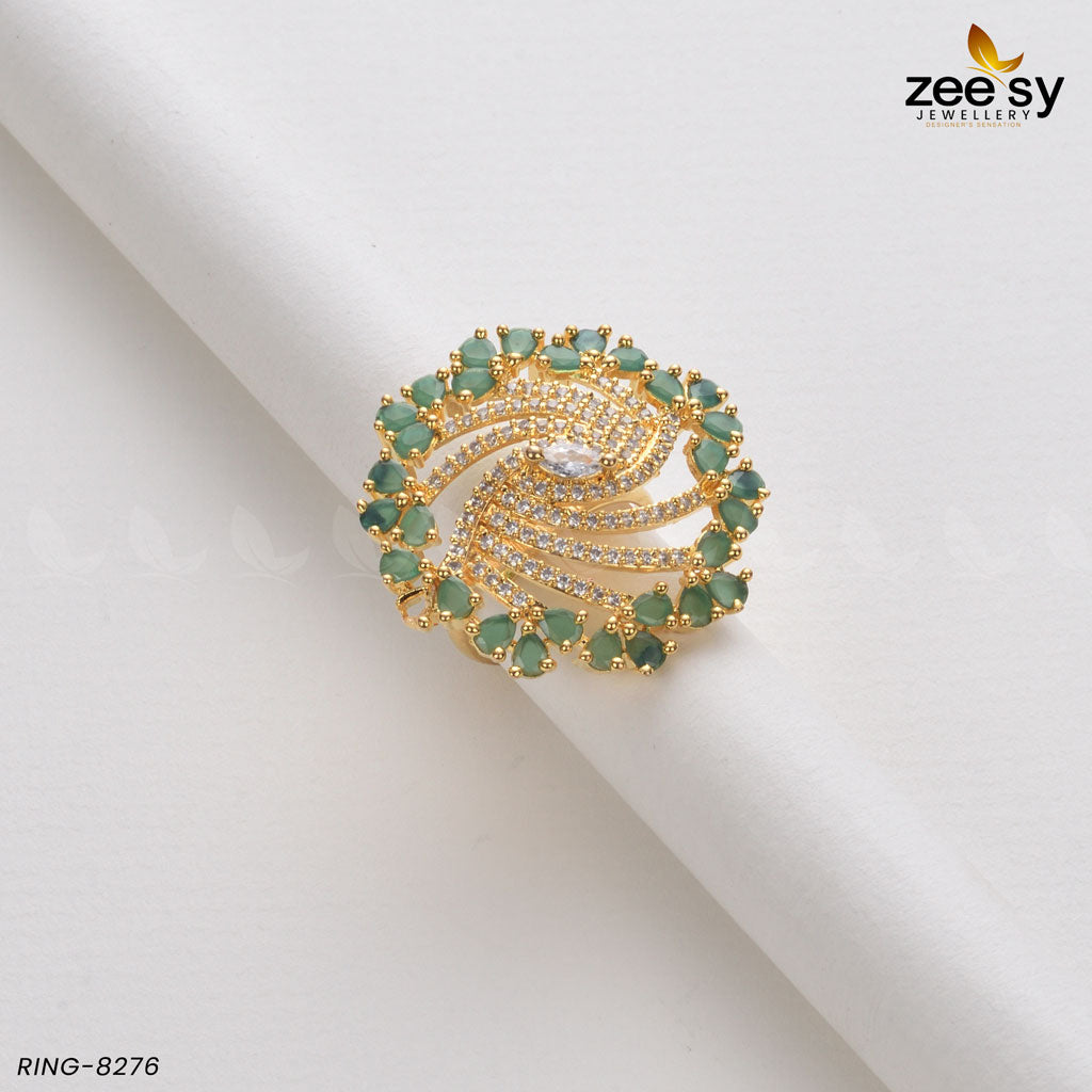Rhinestone Ring-8276 - House Of Zarish