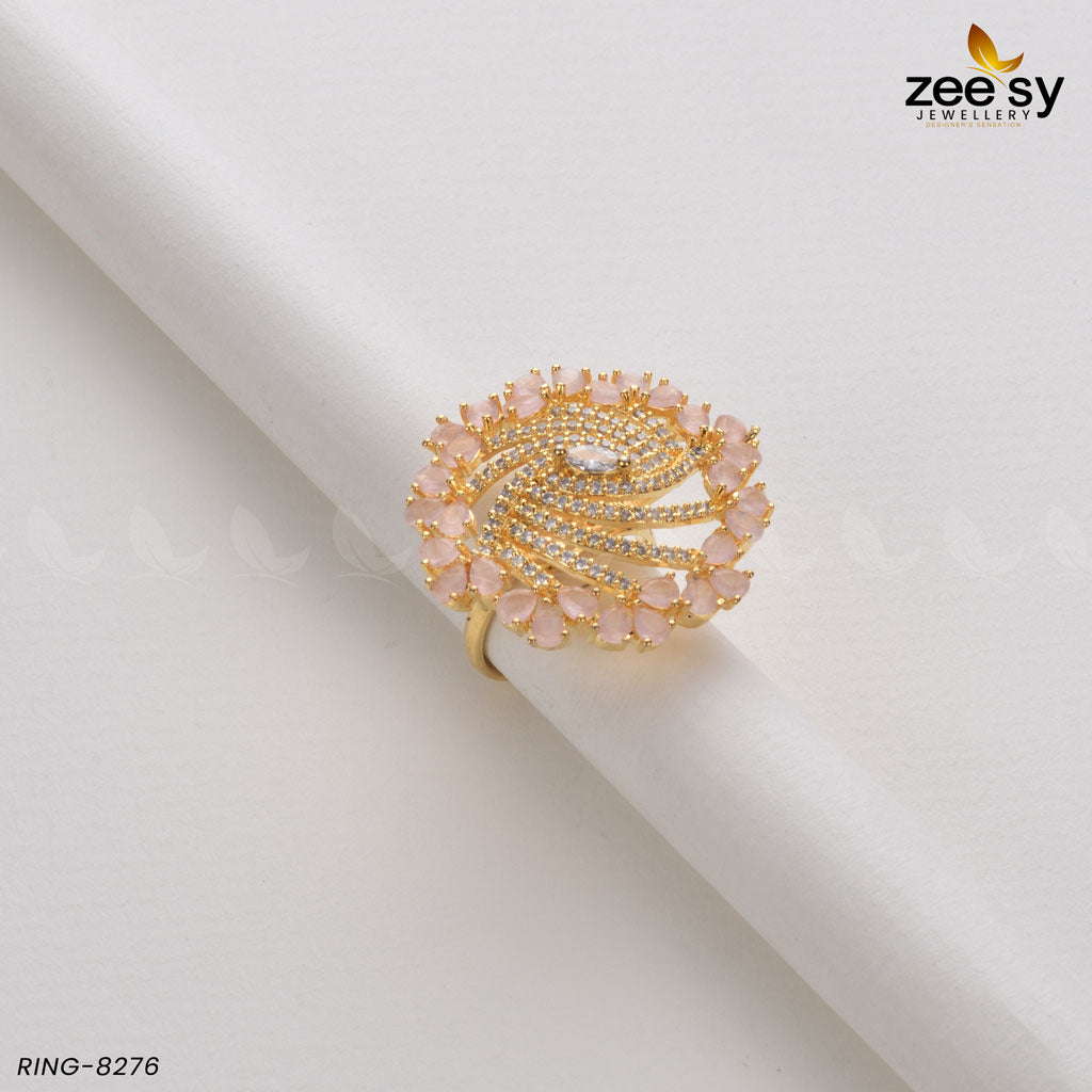 Rhinestone Ring-8276 - House Of Zarish