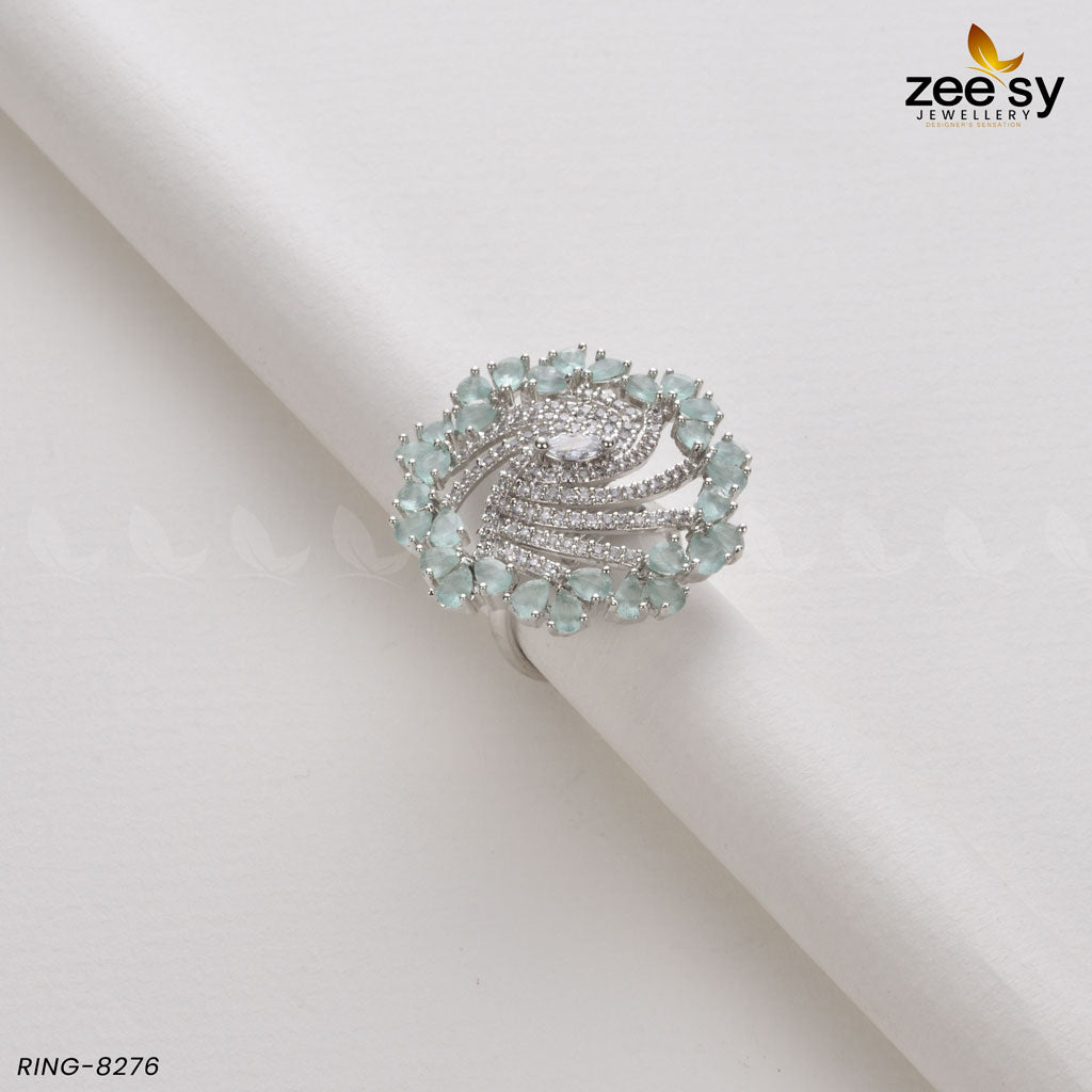 Rhinestone Ring-8276 - House Of Zarish